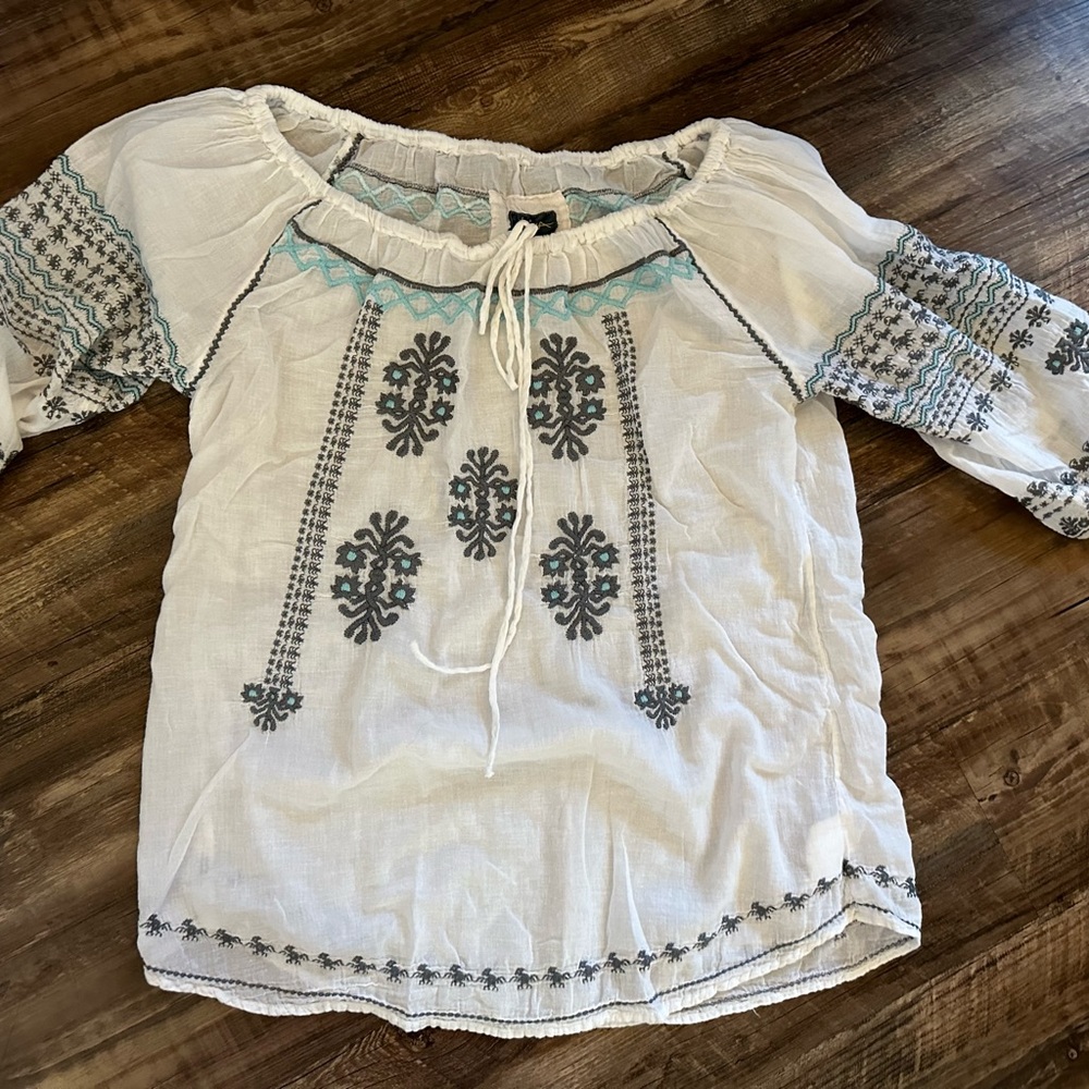 Medium Johnny Was biya peasant top